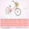 Kids 16-Inch Bike with Adjustable Seat and Hand Brake for Girls Boys